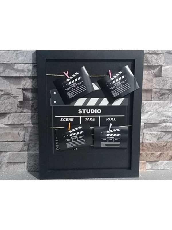 Klaket Tasarımlı İpli Ve Mandallı Fotoğraf Çerçevesi No: 2&hellip;