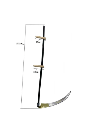 Komple Tırpan - Metal Saplı 6 Parça Set - Ahşap Elcik 65 Cm&hellip;