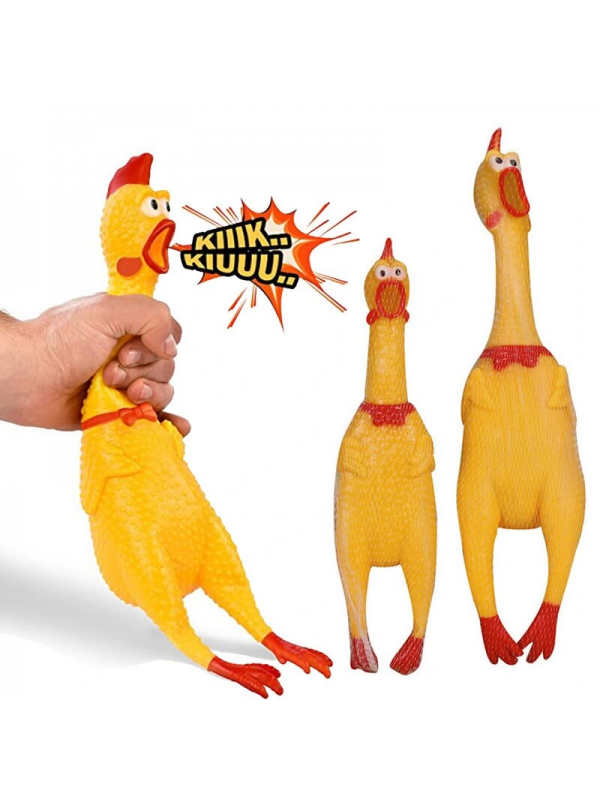 Köpekler İçin Düdüklü Horoz - Ses Çıkaran Tavuk Kedi Köpek Oyunca&hellip;