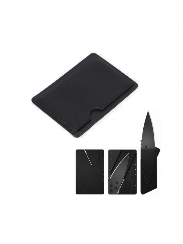 Kredi Kartı Şeklinde Çakı - Deri Kılıflı&hellip;