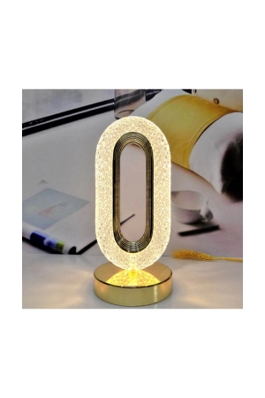 Kristal Gece Lambası Işık Lüks Led Masa Lambası Yatak Odası Deko…