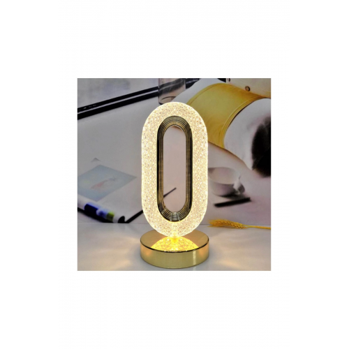 Kristal Gece Lambası Işık Lüks Led Masa Lambası Yatak Odası Dekorasyon Modern Romantik Kumandalı