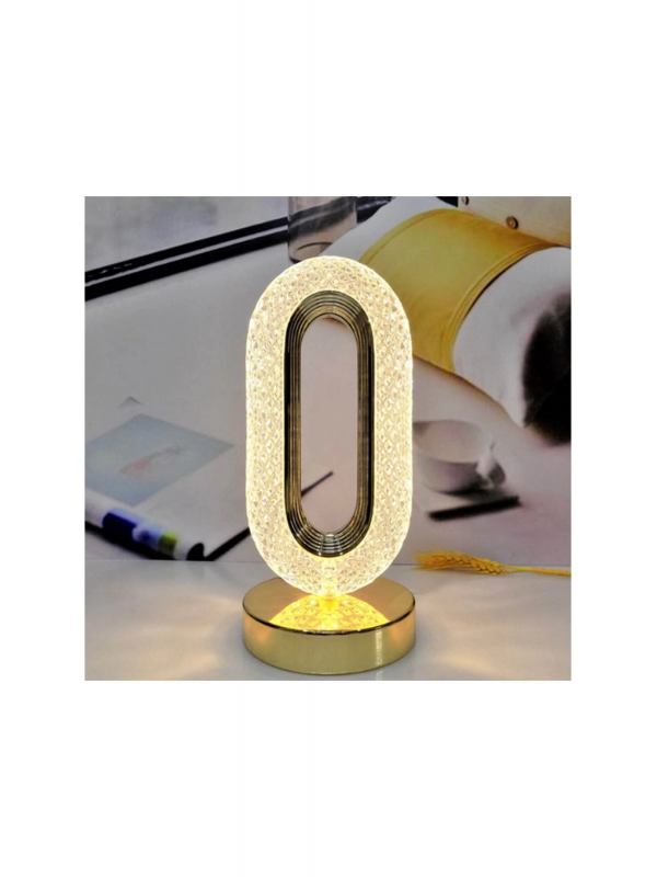 Kristal Gece Lambası Işık Lüks Led Masa Lambası Yatak Odası Dekorasy&hellip;