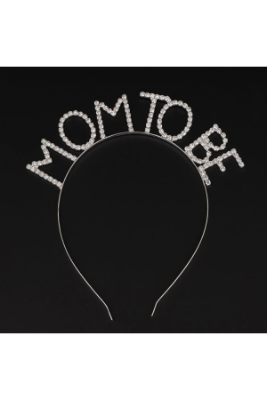 Kristal Taşlı Gümüş Renk Mom To Be Tacı Anne Tacı&hellip;