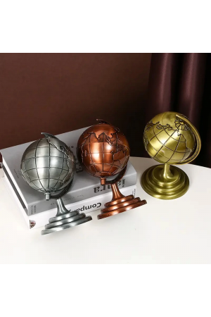 Küçük Boy Metal Dünya Küresi… Küçük Boy Metal Dünya Küresi…