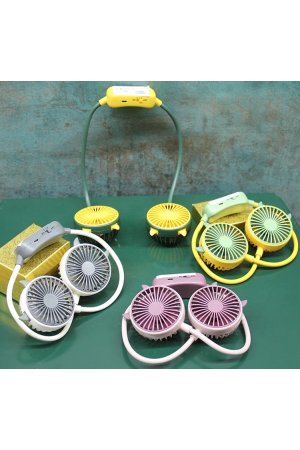 Kuromi Şarjlı Boyun Fanı Vantilatör 2 Kademeli Alk2687…