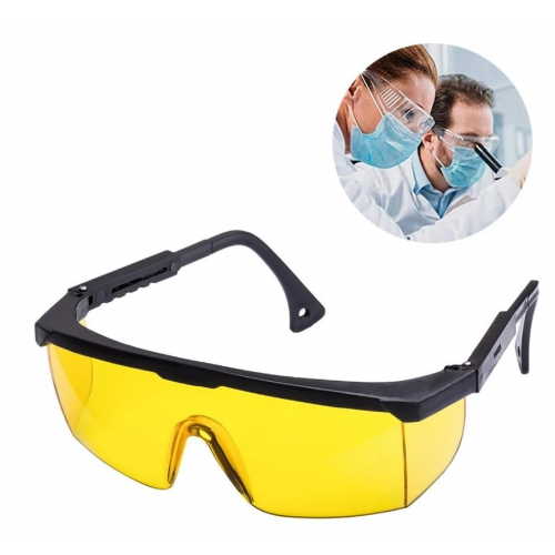 Laboratuvar Gözlüğü / Çapak Gözlüğü Sarı Laboratuvar Gözlüğü / Çapak Gözlüğü Sarı