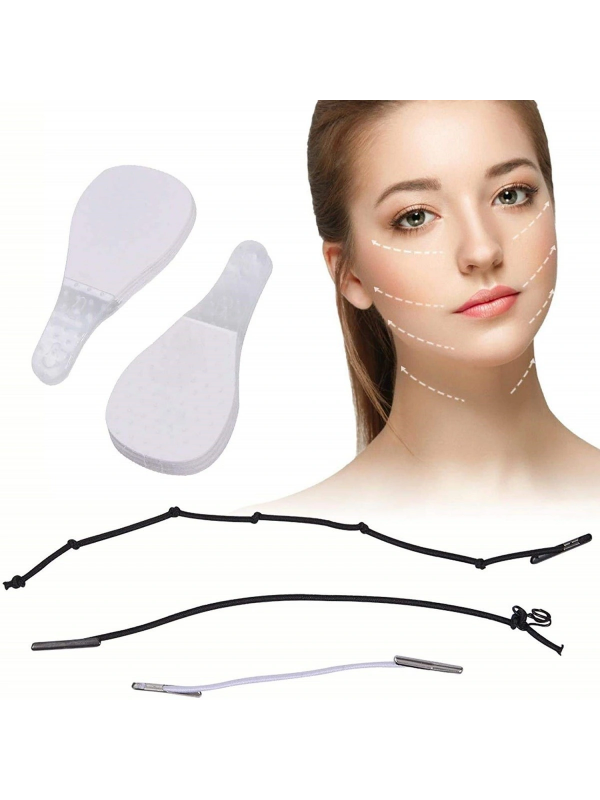 Lastikli Yüz Kaş Göz Boyun Gerdirme Kaldırma Bantları 40 Adet&hellip;