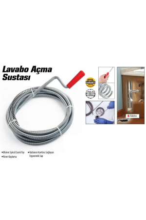 Lavabo Ve Gider Boruları Açacağı - Lavabo Açma Sustası - 5metre&hellip;
