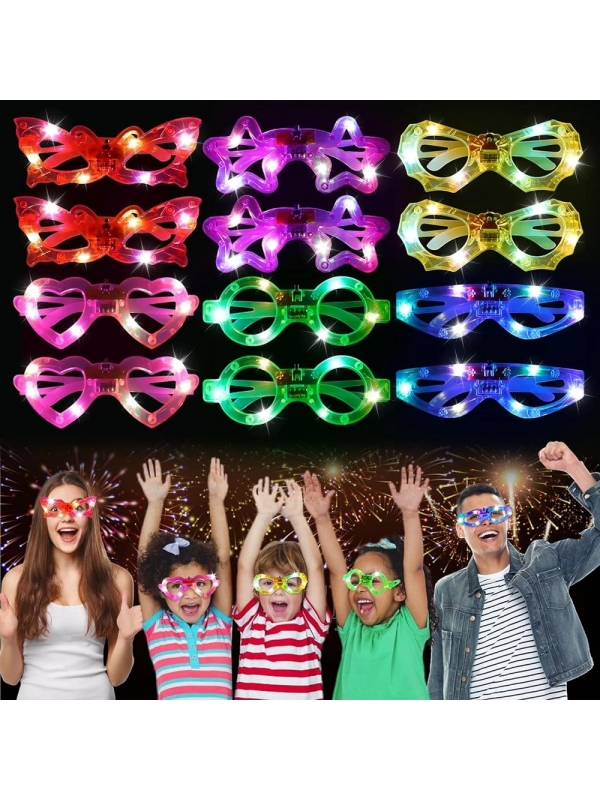 Led Işıklı Karışık 6 Model Yanar Söner Parti Gözlüğü 12 Adet… Led Işıklı Karışık 6 Model Yanar Söner Parti Gözlüğü 12 Adet…