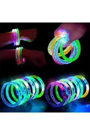 Led Işıklı Pilli Işıklı Rengarenk Bileklik Işıklı Bilezik Karış&hellip;