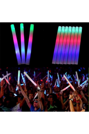 Led Işıklı Rengarenk Sünger Parti Çubuk Işıklı Kauçuk Sopa 46 Cm&hellip;