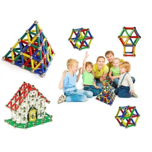 Magnastix 222 Parça Manyetik Lego Seti Magnastix 222 Parça Manyetik Lego Seti