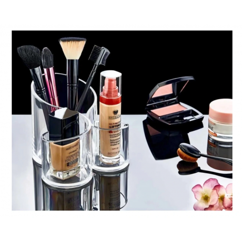 Makyaj Organizeri Şeffaf - 3 Gözlü Makyaj Organizeri Şeffaf - 3 Gözlü