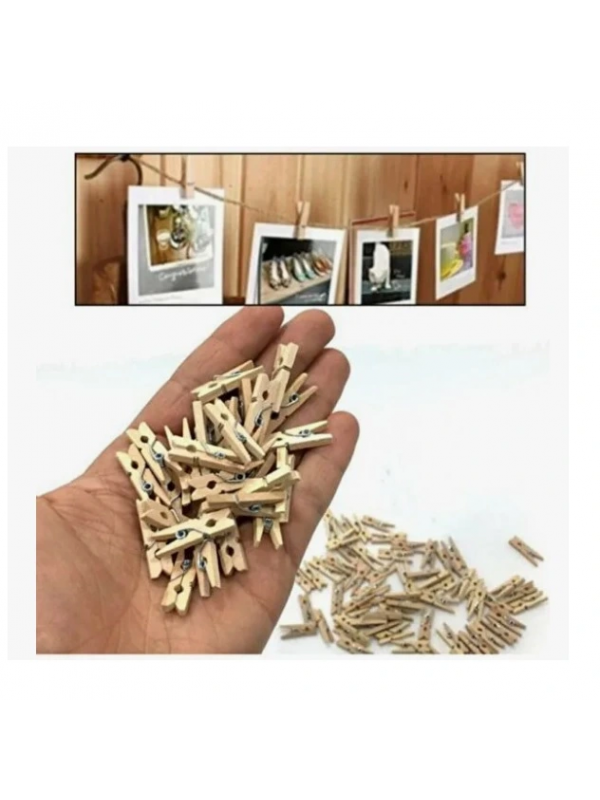 Mandal Mini Ahşap Mandal (100 Adet)… Mandal Mini Ahşap Mandal (100 Adet)…