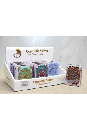 Mandala Desenli Hareketli Sulu El Aynası Alk4581… Mandala Desenli Hareketli Sulu El Aynası Alk4581…