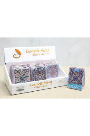 Mandala Desenli Hareketli Sulu El Aynası Alk4585… Mandala Desenli Hareketli Sulu El Aynası Alk4585…