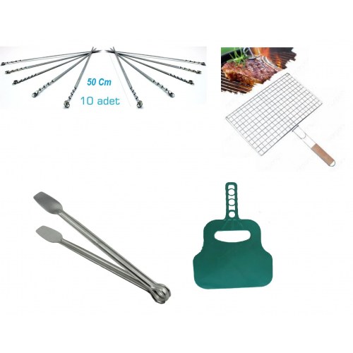 Mangal Seti (maşa - Şiş - Izgara - Yelpaze)