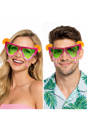 Margarita Bardak Şeklinde Parti Gözlüğü Pembe 16x8 Cm&hellip;