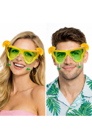 Margarita Bardak Şeklinde Parti Gözlüğü Sarı 16x8 Cm&hellip;