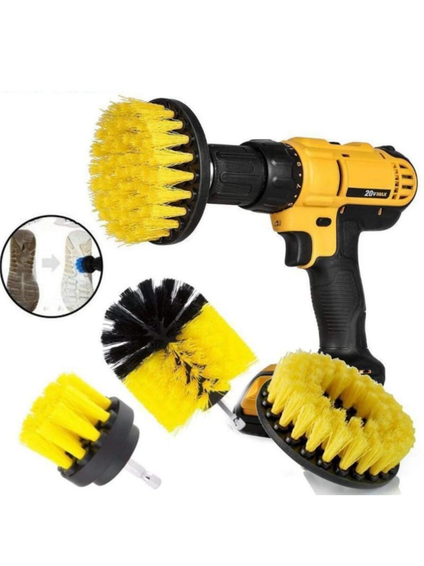 Matkap Ucuna Takılan Çok Amaçlı Temizlik Fırçası 3 Lü&hellip;