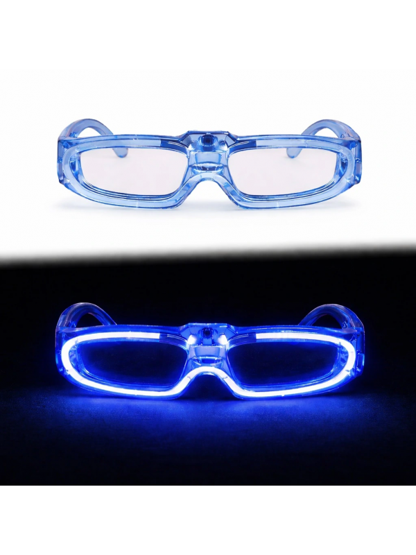 Mavi Led Işıklı Parti Gözlüğü 3 Modlu – Glow & Gece Eğlence &hellip;