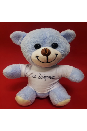 Mavi Seni Seviyorum Tişörtlü Ayı…