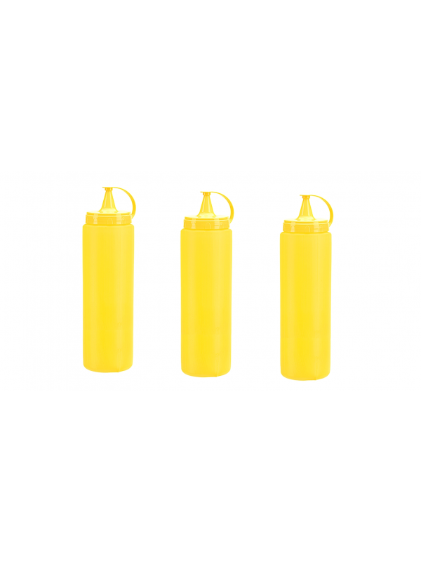 Mayonez Sos Şişesi - 1000ml Dev Boy Sarı 3 Adet&hellip;