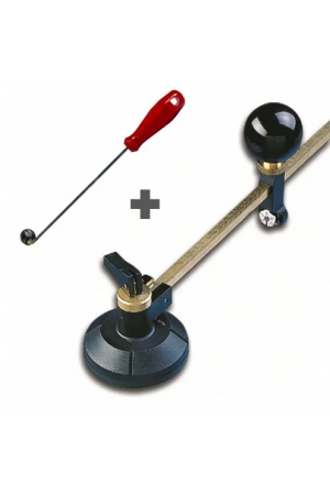 Menfez Açma Seti - Cam Kesme Pergeli 40 Cm + Küre Cam Tokmağı&hellip;