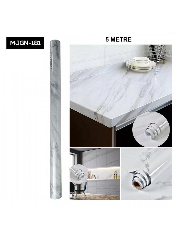 Mermer Desen Folyo Beyaz&hellip;