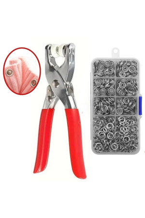 Metal 200 Pcs Çıtçıt Ve Pense Seti Makinesi  Bebek Elbise Çıtçıt M&hellip;