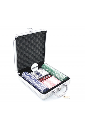 Metal Çantalı 100 Chipli Poker Oyunu Alk1495&hellip;