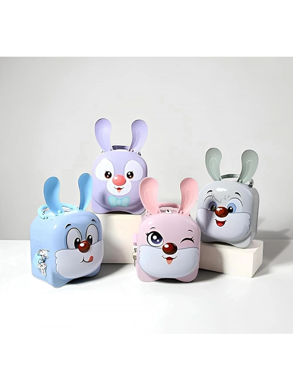 Metal Kilitli Sevimli Tavşan Kumbara Alk3592&hellip;