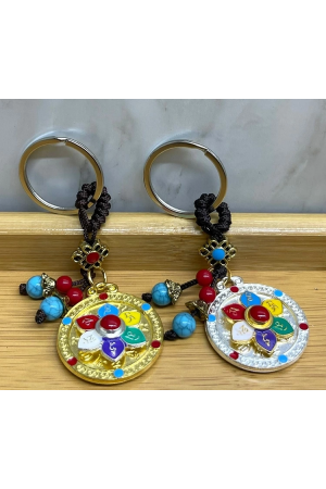 Metal Lotus Tılsımlı Şans Anahtarlık Alk4460&hellip;