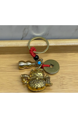 Metal Şans Ve Bereket Kedisi Anahtarlık Alk4467&hellip;