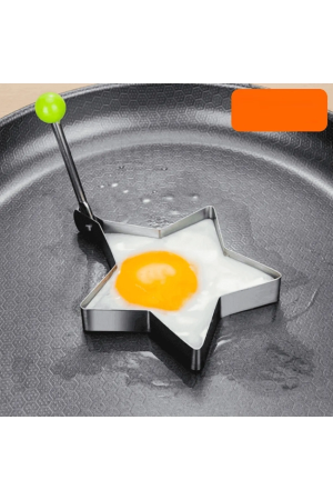 Metalik Yıldız Şeklinde Metal Omlet Yumurta Ve Krep Kalıpları&hellip;