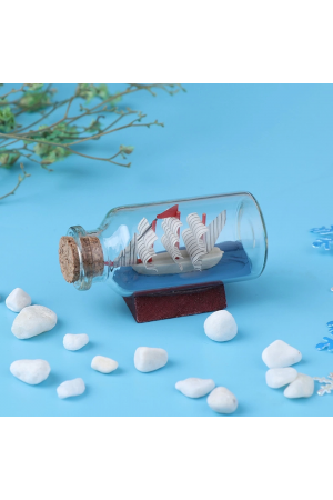 Mini Boy Şişe İçerisinde Gemi Maketi&hellip;