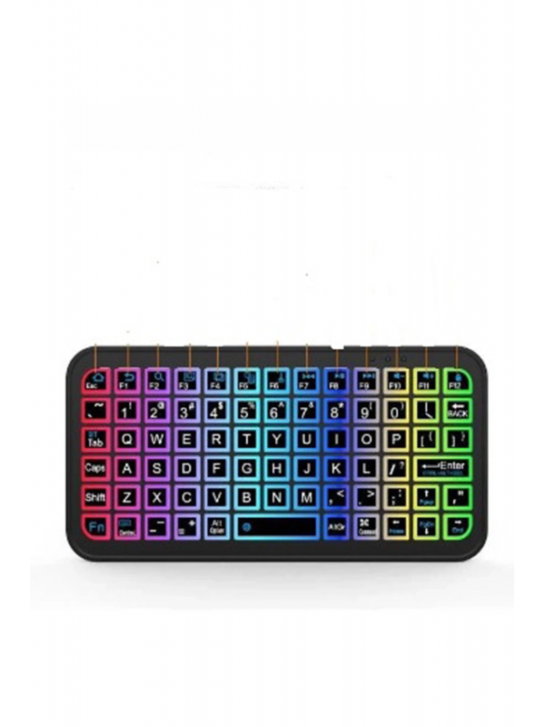 Mini Klavye Smarttv Işıklı Bluetooth Kablosuz Televizyon Ps3 Dizüstü &hellip;