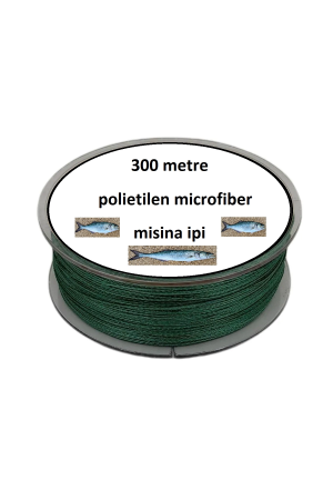 Misina 300m Polietilen Microfiber 2.0 Ip Misina Yeşil… Misina 300m Polietilen Microfiber 2.0 Ip Misina Yeşil…