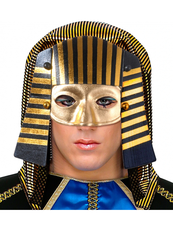 Mısırlı Maskesi Lastik Aparatlı Firavun Maskesi 21x23 Cm&hellip;