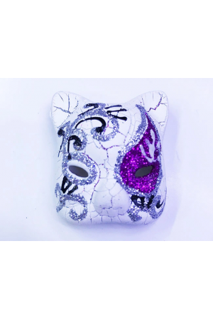 Mor Renk İşlemeli Seramik Malzemeden İmal Venedik Kedi Model Magnet&hellip;