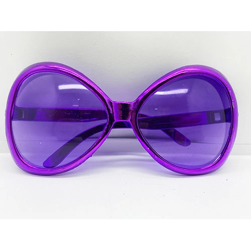 Mor Renk Yeşilçam Nostalji 80li Yıllar 90lı Yıllar Parti Gözlüğü  7x16 Cm