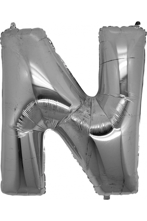 N Harf Folyo Balon Gümüş Renk  40 İnç&hellip;