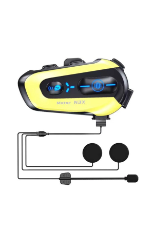 N3x Rgb Işıklı Intercom 3 Kişi Bağlantılı 1000mah Motosiklet Bl…