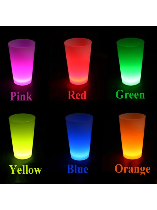 Neon Parti Glow Bardak 1.5 Oz Karışık Renk 1 Adet Tekli&hellip;