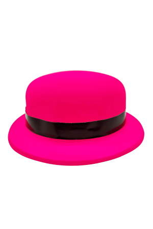 Neon Partisi Pembe Renk Melon Plastik Parti Şapkası&hellip;