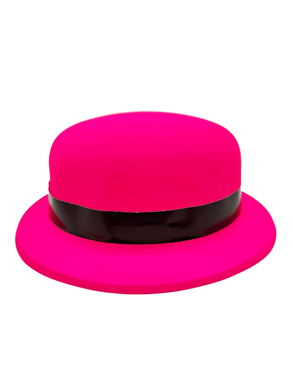 Neon Partisi Pembe Renk Melon Plastik Parti Åžapkası… Neon Partisi Pembe Renk Melon Plastik Parti Åžapkası…