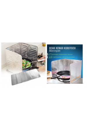Ocak Kenar Koruyucu Alüminyum Levha - Ev Kamp Karavan Ocak Koruyucu&hellip;