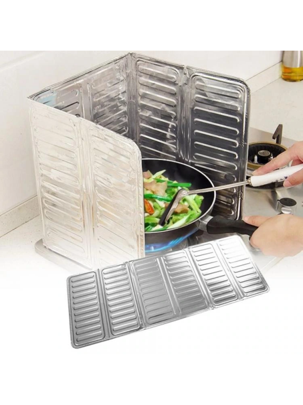 Ocak Yağ Sıçrama Koruyucu Katlanır Alüminyum Levha -kolay Silinir Pik&hellip;