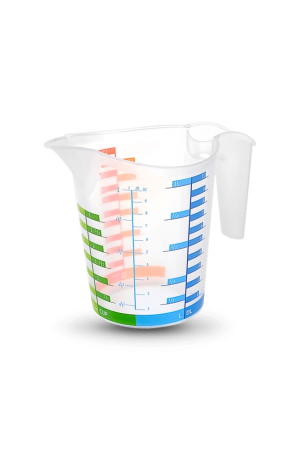 Ölçü Kabı Dereceli Renkli 1000 Ml&hellip;
